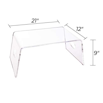Lightweight Acrylic Bed Tray for Cozy Productivity