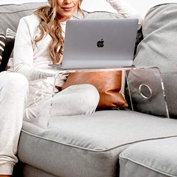 Lightweight Acrylic Bed Tray for Cozy Productivity