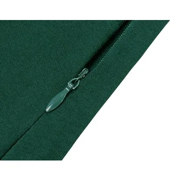 Berydress Women's 3/4 Sleeve V Neck Faux Wrap Dress