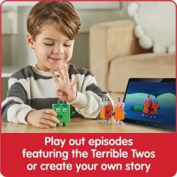 Numberblocks Four and Terrible Twos Toy Figures Set