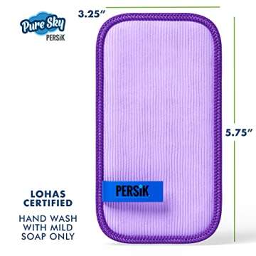 Pure-Sky Eyeglass Cleaner Cloth – Streak Free Ultra Microfiber Eyeglass Cleaner Wipes - Leaves no ...