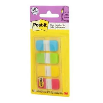 Post-it Tabs - Colorful, Repositionable, and Durable