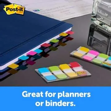 Post-it Tabs - Colorful, Repositionable, and Durable