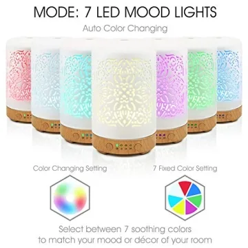 Elegant Ceramic Essential Oil Diffuser with Auto Shut-Off