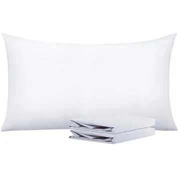 NTBAY King Pillowcase Set - 2 Pack Brushed Microfiber 20x36 Pillowcases - Soft, Wrinkle-Free, Fade-R...