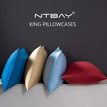NTBAY King Pillowcase Set - Soft, Durable, Stylish