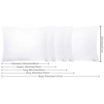 NTBAY King Pillowcase Set - Soft, Durable, Stylish