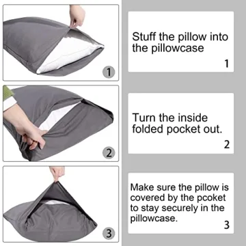 NTBAY King Pillowcase Set - Soft, Durable, Stylish