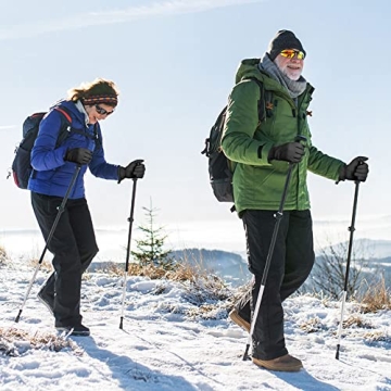 ihuan Winter Gloves for Men Women - Cold Weather Gloves for Running Cycling, Waterproof Snow Warm Thermal Gloves Touchscreen Finger New Year Gifts