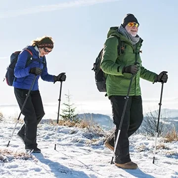 ihuan Winter Gloves for Men Women - Cold Weather Gloves for Running Cycling, Waterproof Snow Warm Thermal Gloves Touchscreen Finger New Year Gifts