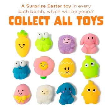 Fun Easter Bath Bomb for Kids with Surprise Toy Inside