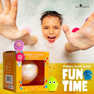 Fun Easter Bath Bomb for Kids with Surprise Toy Inside