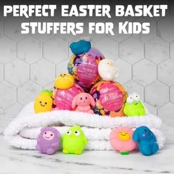 Fun Easter Bath Bomb for Kids with Surprise Toy Inside