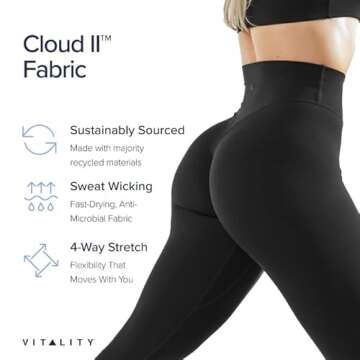 Vitality Cloud II Women's High Waist Yoga Leggings