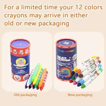 Lebze Non Toxic Jumbo Toddler Crayons Safe for Kids