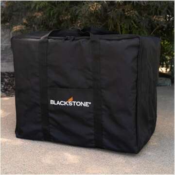 Blackstone Tabletop Griddle Carry Bag – Fits 17 Inch & 22 Inch Tabletop – Portable BBQ Grill Griddle Carry Bag - 600D Heavy Duty Weather-Resistant Cover Accessories – 5035