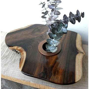 JWL HAWNKOA PRODUCTS Kenzan Ikebana Black Color Water Holding Flower Arranger Pin Frog 3" Lip Fits 2" Hole (5 Items)