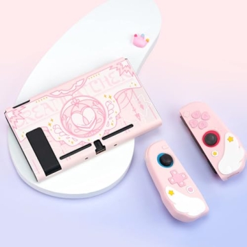 GeekShare Protective Case Compatible with Switch Console and Joy Con- Slim Cover Case with Ergonomic Design for Switch Model- Star Wings (For Switch 2017)