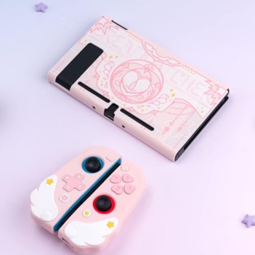 GeekShare Protective Case Compatible with Switch Console and Joy Con- Slim Cover Case with Ergonomic Design for Switch Model- Star Wings (For Switch 2017)