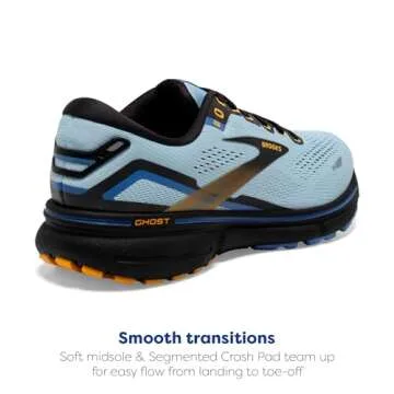 Brooks Women's Ghost 15 Running Shoe - Great Cushioning and Fit