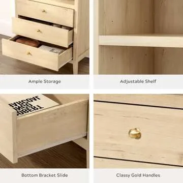 EYYTHUNG 71" Tall Arched Cabinet for Stylish Storage