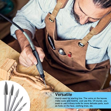 10 Pieces Wood Carving Drill Bits for DIY Projects