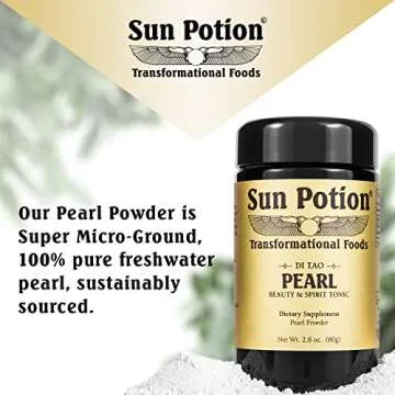 Sun Potion Pearl Powder (Sustainable, Freshwater) - Beauty & Spirit Tonic (80g)