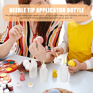 ULTNICE 6pcs Applicator Bottles for Precise Dispensing