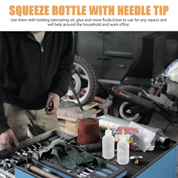 ULTNICE 6pcs Applicator Bottles for Precise Dispensing