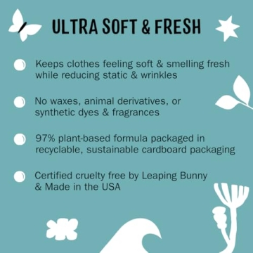 Molly's Suds Dryer Sheets for Sensitive Skin - Eco-Friendly