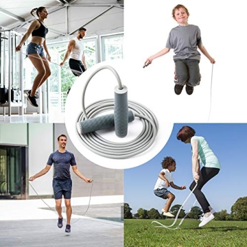 Weighted Jump Rope with Adjustable Length For All