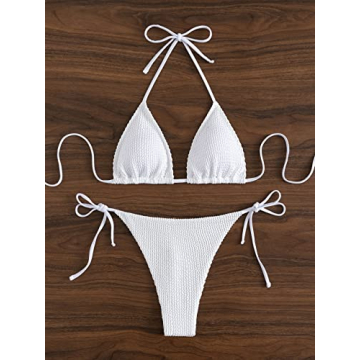 GORGLITTER Women's 2 Piece Sexy Thong Bikini Set