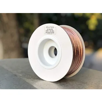 Kinter 100ft 16-Gauge Speaker Wire - Premium Quality