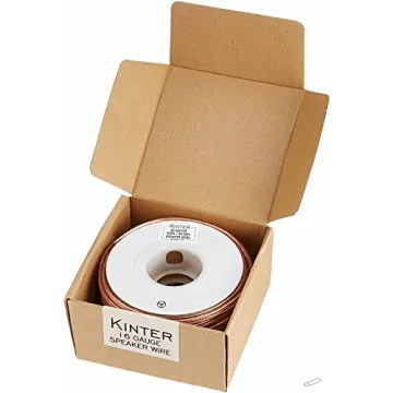 Kinter 100ft 16-Gauge Speaker Wire - Premium Quality