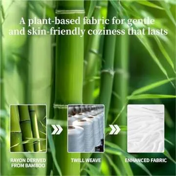 Shilucheng 100% Viscose Derived from Bamboo_ Sheets King Size 4pcs - Ultra Cooling & Silky Soft Bed Sheets, 16" Deep Pocket, Perfect for Hot Sleepers, Hotel Bedding Sheets (White)