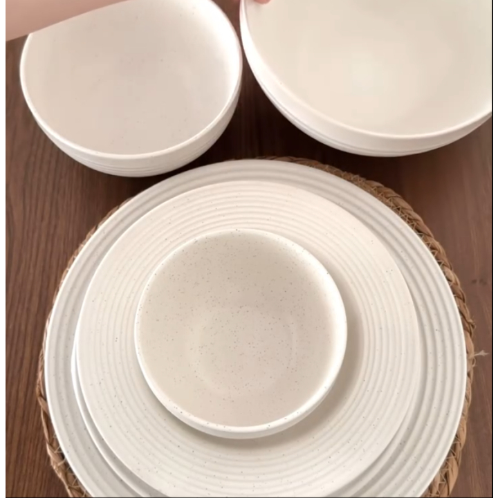 ست غذاخوری مینیمال سرامیکی | طراحی ساده و مدرن ساده، شیک و هماهنگ با هر دکور