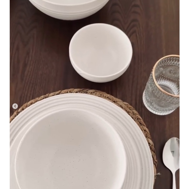 ست غذاخوری مینیمال سرامیکی | طراحی ساده و مدرن ساده، شیک و هماهنگ با هر دکور