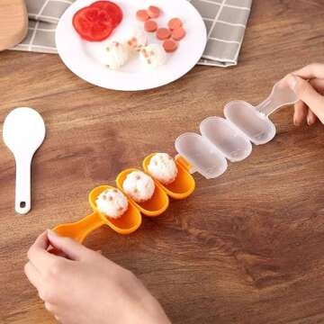 10PCS Rice Ball Maker Kit for Fun Sushi Making