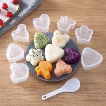 10PCS Rice Ball Maker Kit for Fun Sushi Making