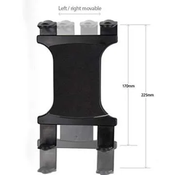 Heavy Duty Flexible 22“ Aluminum gooseneck ELD compliant car truck fleet floor seat bolt tablet mount for Apple iPad Air Pro Mini Microsoft Surface Pro/Book Lenovo Verizon 7 8 10 12 tablets