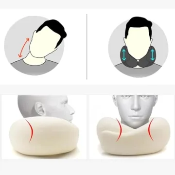 RURING Travel Neck Pillow - Memory Foam Comfort