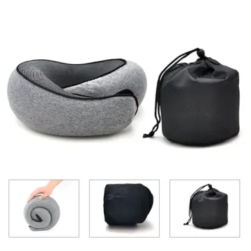 RURING Travel Neck Pillow - Memory Foam Comfort