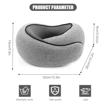 RURING Travel Neck Pillow - Memory Foam Comfort