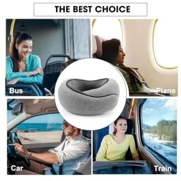 RURING Travel Neck Pillow - Memory Foam Comfort