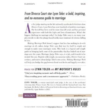 Making Marriage Work: New Rules for an Old Institution - A Guide to Lasting Love