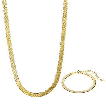 Stylish Tewiky 14K Gold Plated Necklace for Women