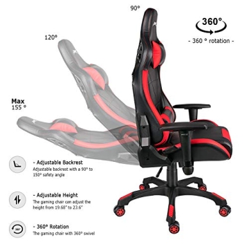 Leopard Adjustable Gaming Chair for Ultimate Comfort