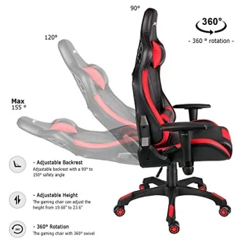 Leopard Adjustable Gaming Chair for Ultimate Comfort