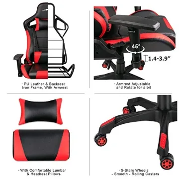 Leopard Adjustable Gaming Chair for Ultimate Comfort