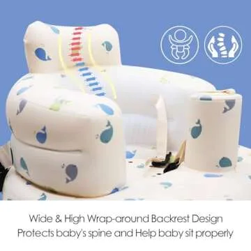 AirSwim Baby Inflatable Seat for Safe Sitting Fun